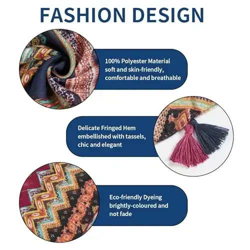 QIUTIMIY Ayollar uchun шарф енгил юмшоқ гулли леопард naqshli шарфлар kuz qish moda ro'mol o'rash burchakli - 2