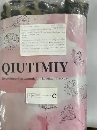 QIUTIMIY Ayollar uchun шарф Енгил юмшоқ гулли қоплон нақшли шарфлар Kuz-qish moda ro'mol o'rami chekka bilan - 6