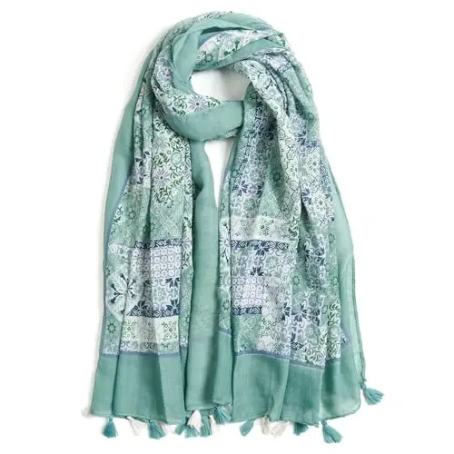 QIUTIMIY Ayollar uchun yengil yumshoq gul naqshli leopard printli sharflar Kuz Qishki moda ro'mol o'rash sochiqli 
