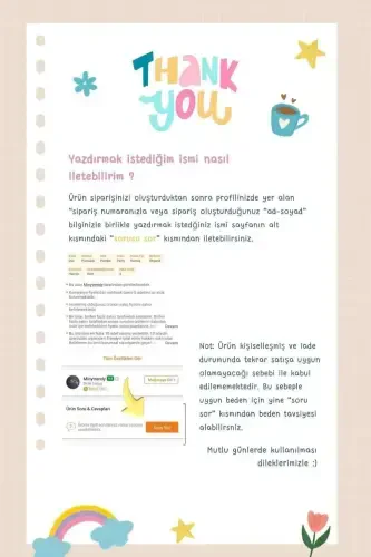 Qiz Bebek Isimli Organik Muslin Yenidoğan Tulum Hastane Çıkışı Bebek Hediyelik Yazlık Tulum-Krem - 6