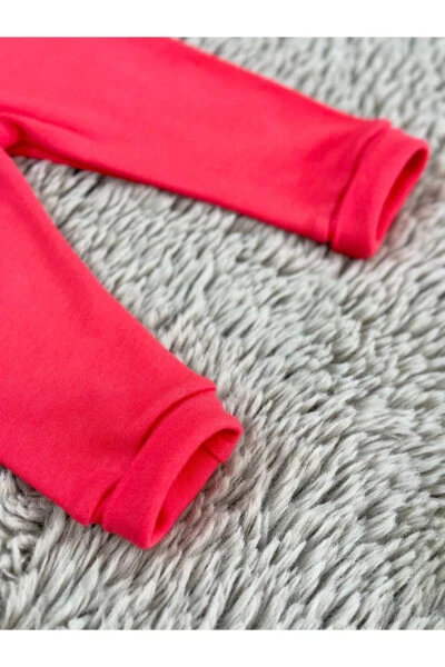 QIZ BEBEK KALP DESENLİ 3'LÜ TAKIM - 8