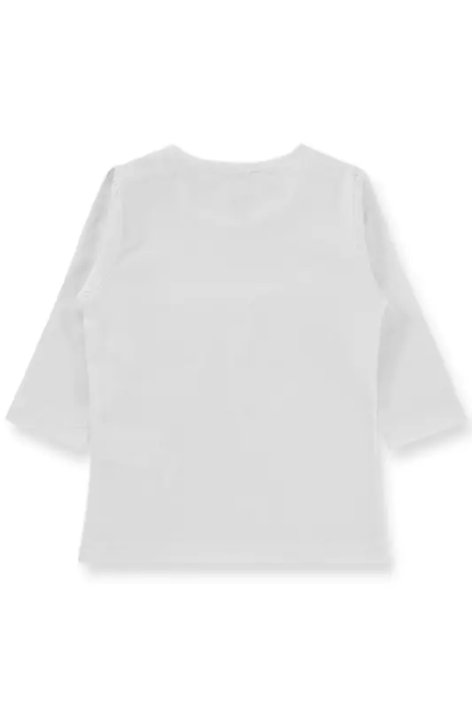 Qiz Bebek Sweatshirt 6-18 Oy Oq-Oq - 2