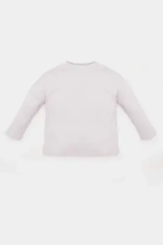 Qiz Bebek Velosiped Yoqali Uzun Yengli Futbolka E5419a52 - 1