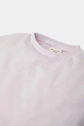 Qiz Bebek Velosiped Yoqali Uzun Yengli Futbolka E5419a52 - DEFACTO (1)