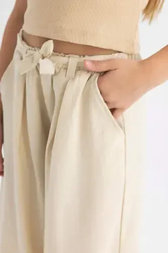 Qiz bol kiyimli keng shim C0273A824SM - 5