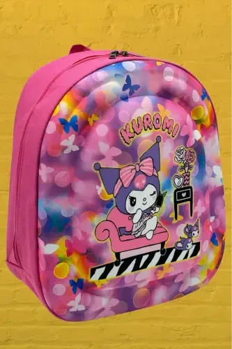 Qiz bola bolalar bog'chasi yasli 3d bo'rtma Eva bosmali 2-6 yosh kundalik maktab va ryukzak-Kromi - Modazone (1)