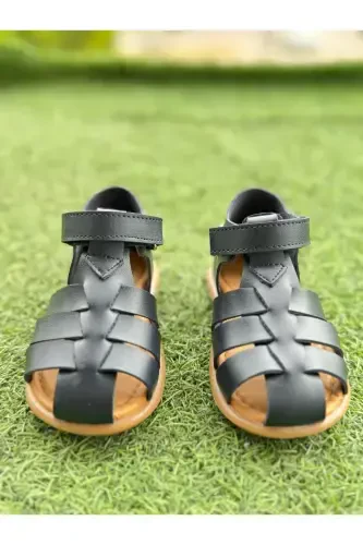 Qiz bola, o'g'il bola ortopedik oyoq kiyimi sandal - KO'K - 6