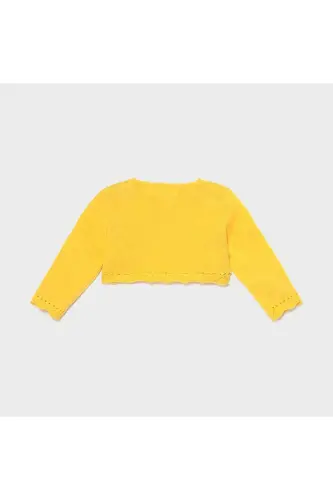 qiz bola triko polera-SARI - 3