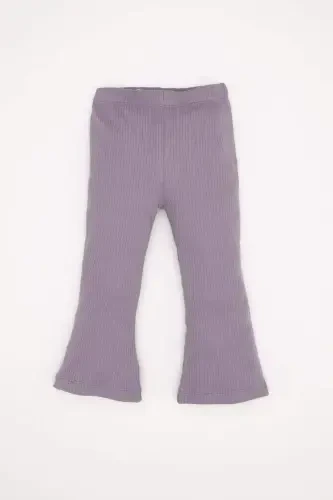 Qiz bola uchun gulli svitshot va leggins 2 qismli to'plam - DEFACTO (1)