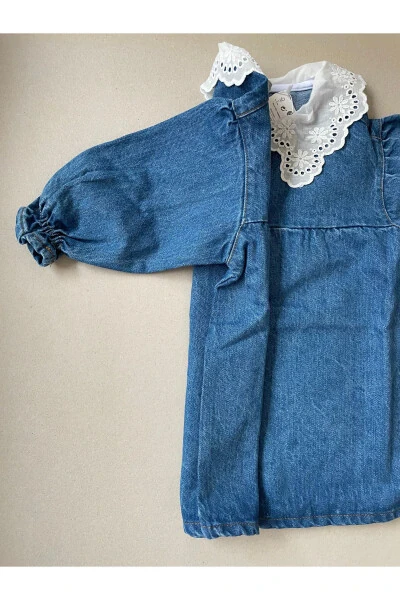 QIZ BOLALAR KOʻYLAGI-Toʻq koʻk - BABY (1)