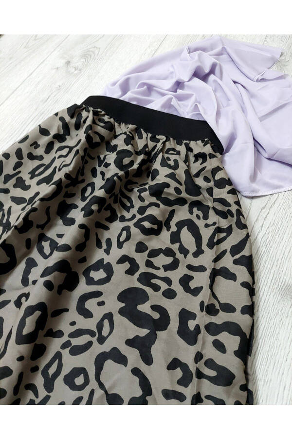 Qiz bolalar uchun astarli uzun yubka (Namoz yubkasi) Har kuni kiyiladigan yubka - 2