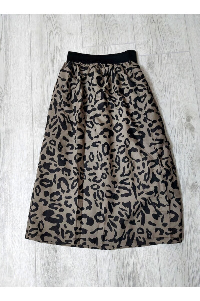 Qiz bolalar uchun astarli uzun yubka (Namoz yubkasi) Har kuni kiyiladigan yubka - 5