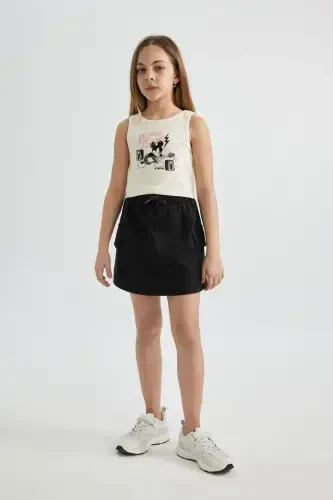 Qiz bolalar uchun bel bog'ichli yubka B4471a8bk81mc - 1