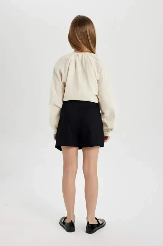 Qiz bolalar uchun gabardin shortik-yubka C0127A824SM - 4