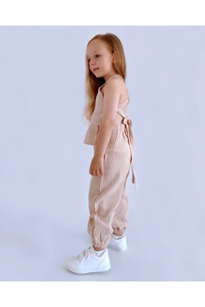 Qiz bolalar uchun Jessika tulum muslin mato - Modazone (1)