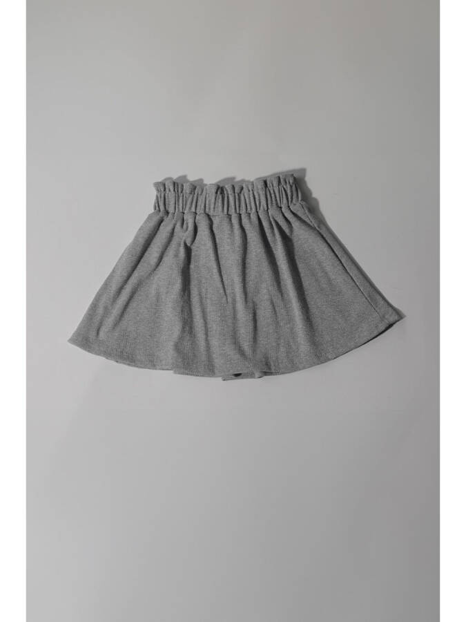 Qiz bolalar uchun oddiy kesilgan korsetli tillali yubka - 4