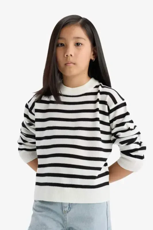 Qiz bolalar uchun standart o'lchamli bisiklet yengli ko'ylagi C6903A824AU - 3