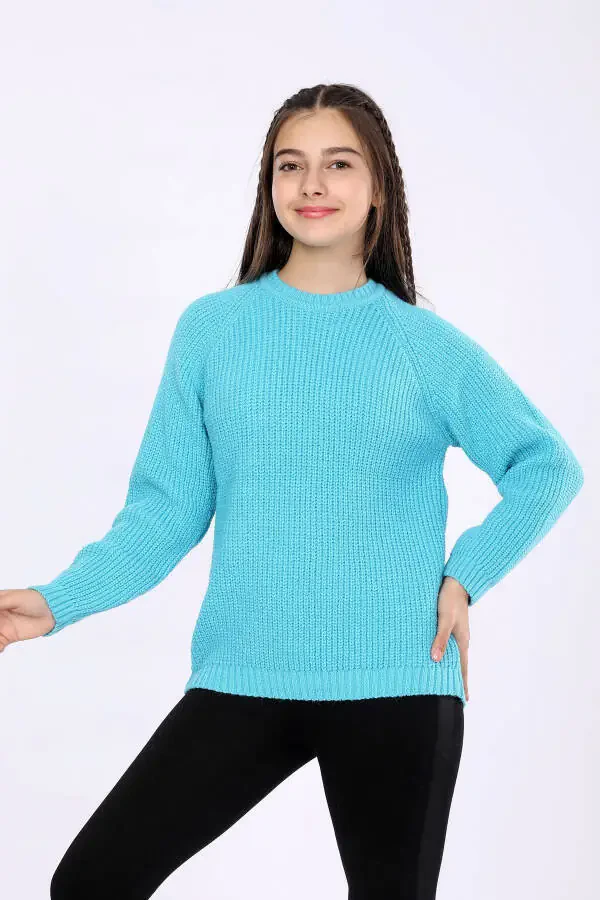 Qiz bolalar uchun trikotaj ko'ylagi (4-13 yosh) - 2