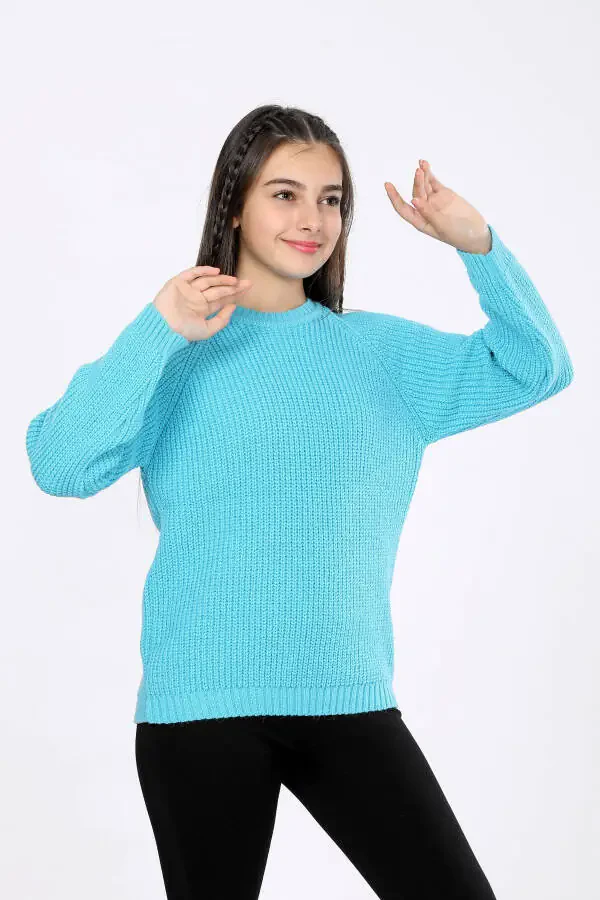 Qiz bolalar uchun trikotaj ko'ylagi (4-13 yosh) - 3