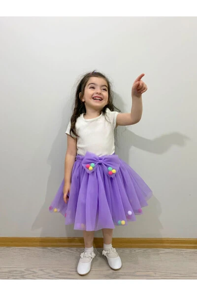 Qiz bolalar uchun tutu yubka, pomponli yoki oddiy - 11