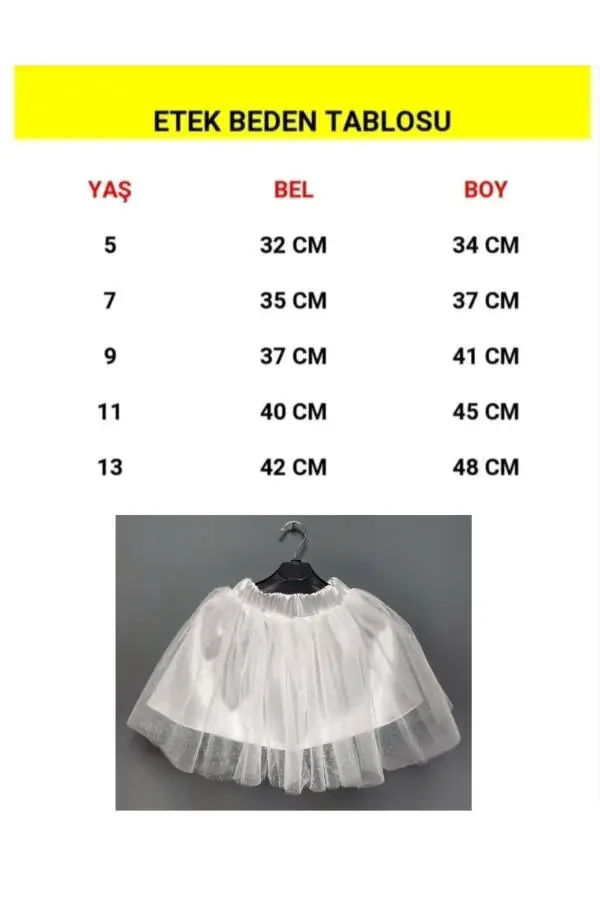 Qiz bolalar uchun yaltiroq tutu yubka - 2