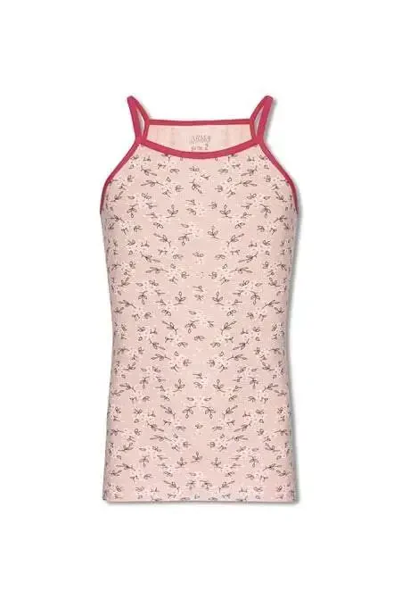 Qiz bolalari uchun rang-barang ip kamarli paxta liqrali futbolka, 3 dona - 6