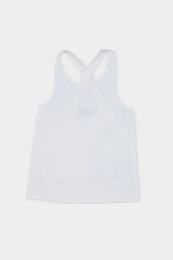 Qiz bolasi nosimmetrik sari futbolka - 8