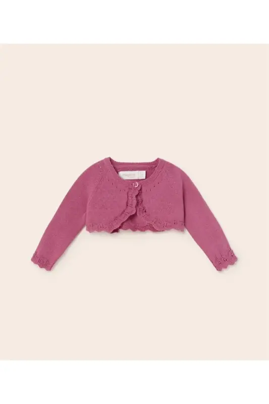 qiz chaqaloq triko polera 318-FUCHSIA - 2