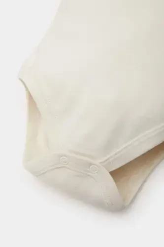 Qiz chaqaloq yangi tug'ilgan velosiped yoqali kamalakli bosma uzun yengli chitmali body E6319A525SP - 3