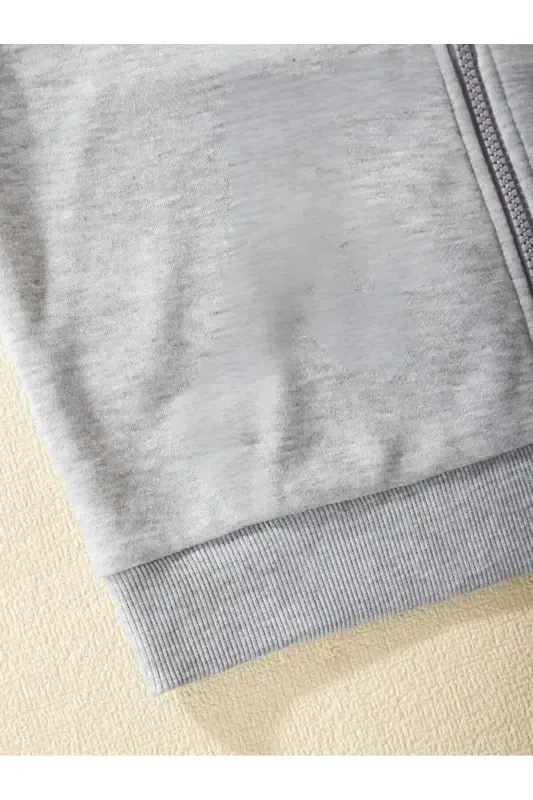 Qiz-o'g'il Bolalar bosmasiz Kapşonli Xirka Sweatshirt (Yangi Mahsulot) 1 Adet Tir-3 - 3