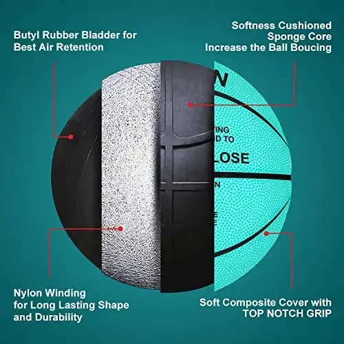 Qiz, o'g'il, nabira, jiyan, jiyan, jiyan uchun shaxsiylashtirilgan o'ymakli basketbol. Rojdestvo, tug'ilgan kun sovg'alari - hech qachon yo'qotmaysiz. - 4