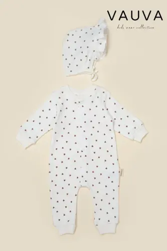 Qiz va O'g'il Bolalar uchun Bodysuit - 3-24 Oy - Mavsumiy Shlyapa bilan Bodysuit - 1