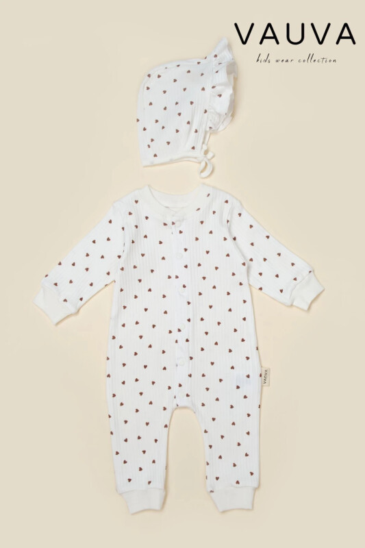 Qiz va O'g'il Bolalar uchun Bodysuit - 3-24 Oy - Mavsumiy Shlyapa bilan Bodysuit - 1