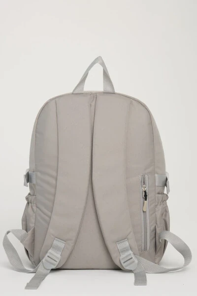 Qiz va o'g'il bolalar uchun Kawaii Kore uslubidagi aksessuarli maktab portfeli, KULRANG - 4