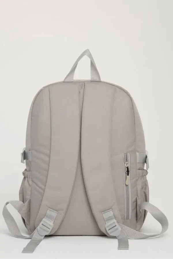 Qiz va o'g'il bolalar uchun Kawaii Kore uslubidagi aksessuarli maktab portfeli, KULRANG - 4