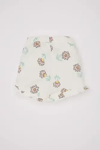 Qizaloq uchun gulli shortil-yubka D3571A524SM - 4