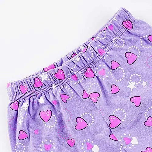 Qizaloqlar pijamalari qisqa yengli 100% paxta Toddler Pjs Mermaid uyqu kiyimi Unicorn Pajama yozgi kiyimlar to'plami 1-7T - 6