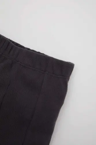 Qizaloqlar uchun ispancha shimli qovurg'ali kashmir leggins D2196A524AU - DEFACTO (1)