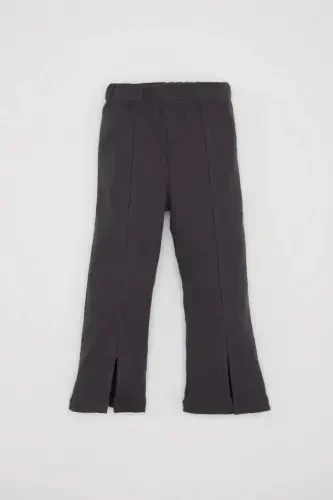 Qizaloqlar uchun ispancha shimli qovurg'ali kashmir leggins D2196A524AU - 1