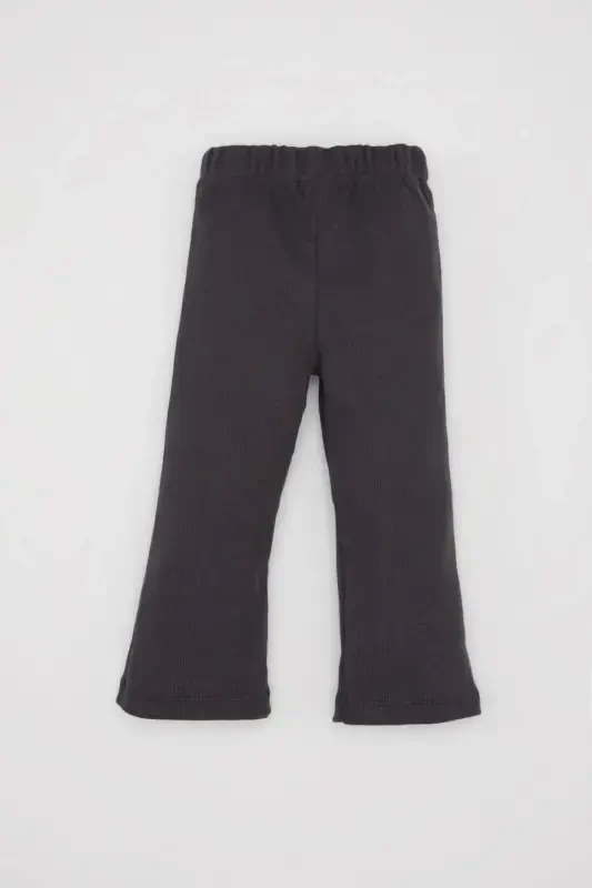 Qizaloqlar uchun ispancha shimli qovurg'ali kashmir leggins D2196A524AU - 4