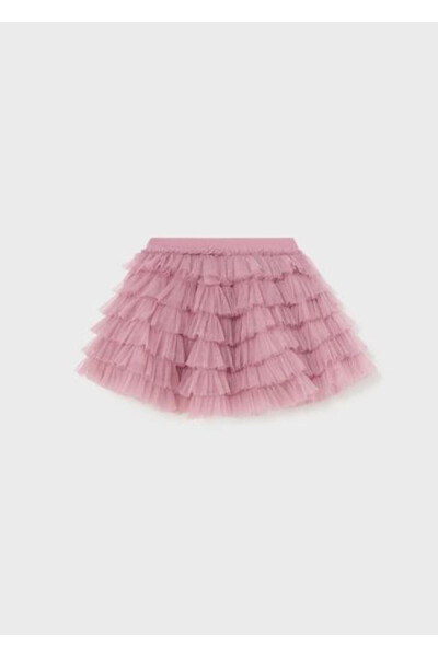 Qizcha uchun Fuchsia Tül Yubka 01981-025 - 11