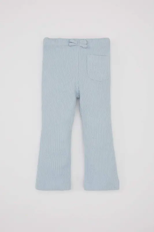 Qizcha uchun ispan uslubidagi gofrirovka qilingan leggins C2256A524SP - DEFACTO