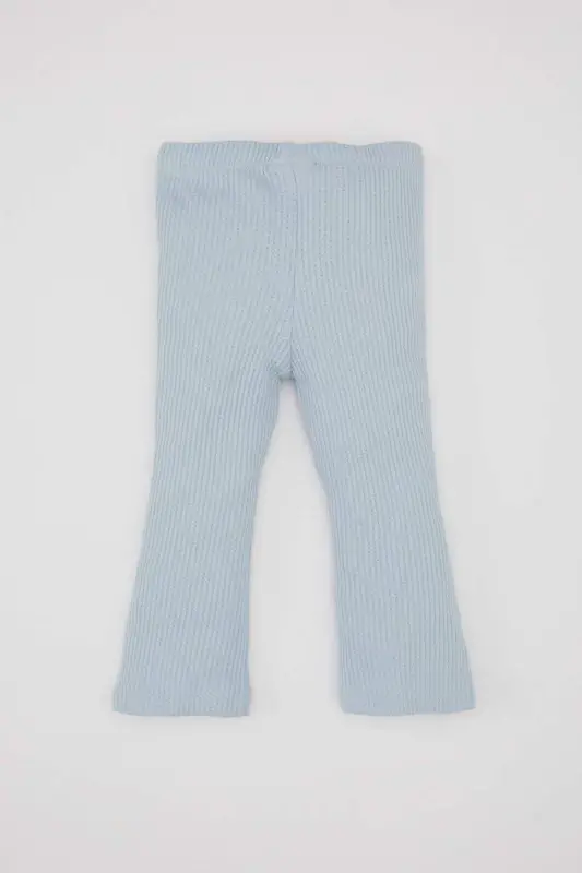 Qizcha uchun ispan uslubidagi gofrirovka qilingan leggins C2256A524SP - 4