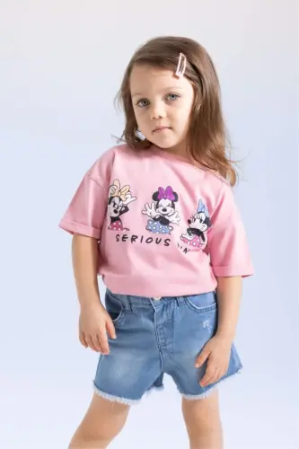 Qizcha uchun jinsi shortiklar och ko'k rang - DEFACTO (1)