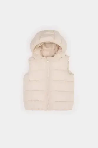 Qizcha uchun kaputli shishirilgan jilet - 1