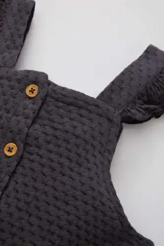 Qizcha uchun salopet tulum C0764a524sp - DEFACTO (1)