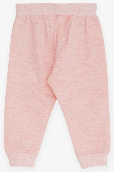 Qizcha uchun sport shimlari Fil naqshli 6 oy-2 yosh, Somon melanj - BREEZE (1)