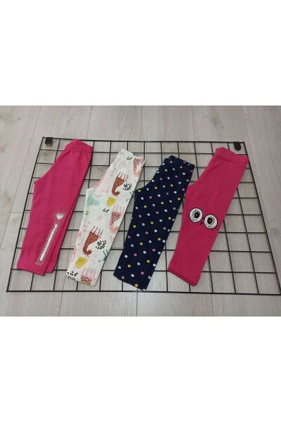 Qizcha uchun tayt 4 dona 9-12 oy - TIMI KIDS