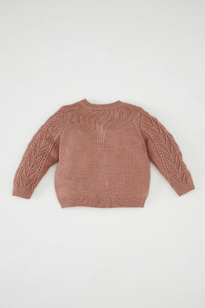 Qizcha uchun velosiped yoqali tugmali kardigan C7905A524AU - 5