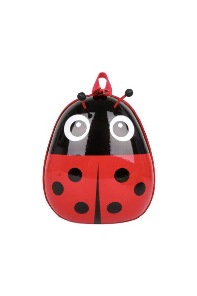 Qizil Ladybird maktabga mo'ljallangan orqaga sumkasi - 1